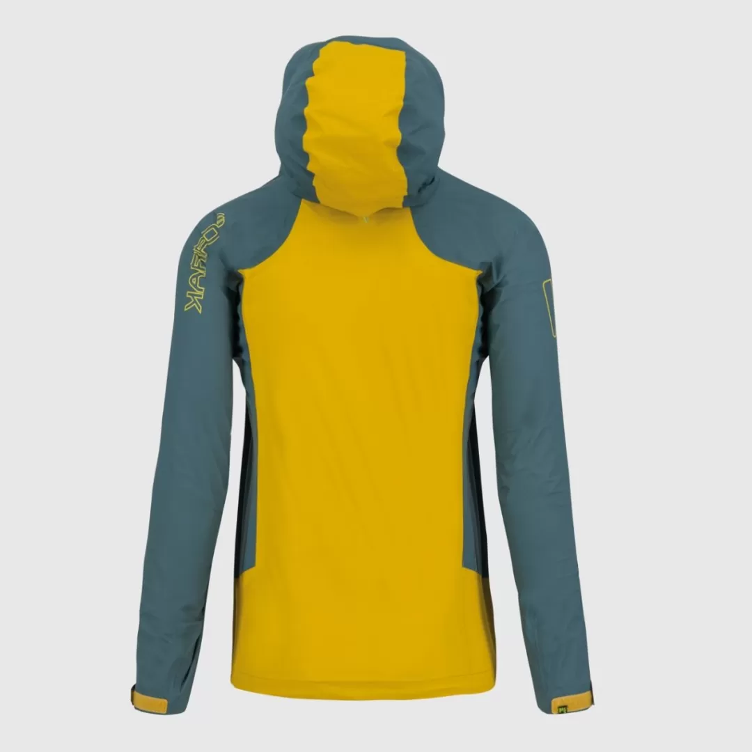 Karpos Winter | Rain | Ski Mountaineering | Mountaineering | Mountain Biking | Climbing | Trail Running | Hiking | Jackets & Vests | LOT RAIN JACKET NORTH ATLANTIC/LEMON CURRY