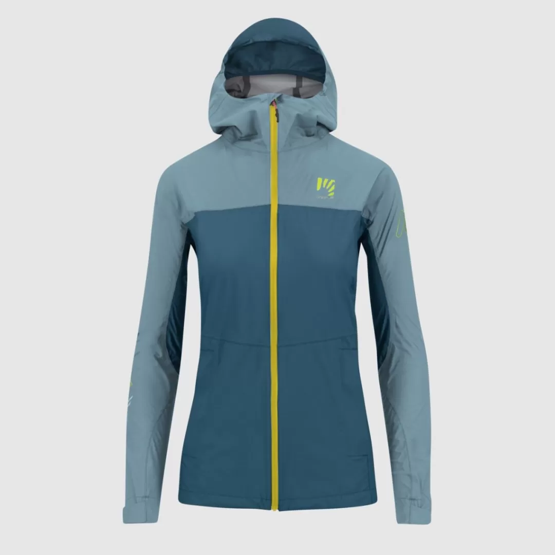 Karpos Rain | Ski Mountaineering | Mountain Biking | Climbing | Trail Running | Hiking | Jackets & Vests | LOT RAIN W JACKET CORSAIR/ADRIATIC BLUE