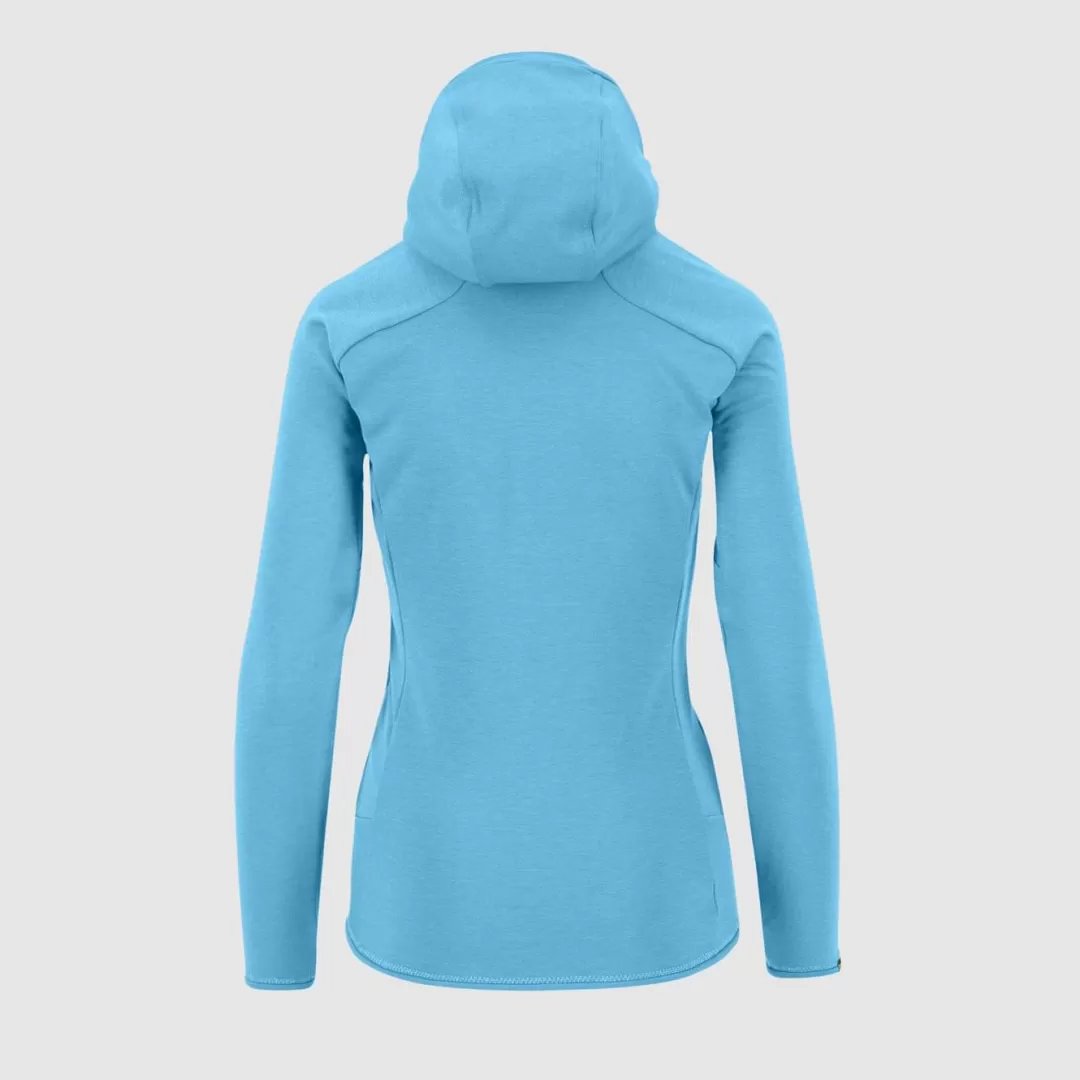 Karpos Winter | Skimo Touring | Ski Mountaineering | Mountaineering | Hiking | Fleeces | MEZZODI HOODIE W FLEECE BLUE ATOLL