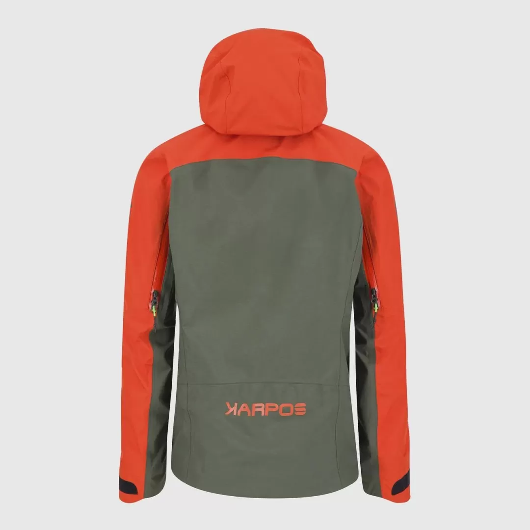 Karpos Winter | Rain | Skimo Touring | Ski Mountaineering | Mountaineering | Jackets & Vests | MIDI SHELL JACKET THYME/SPICY ORANGE