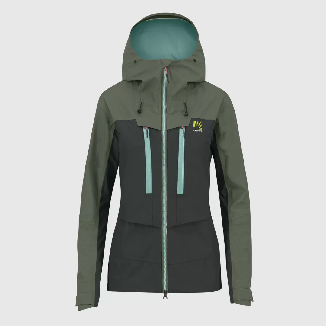 Karpos Rain | Skimo Touring | Ski Mountaineering | Mountaineering | Jackets & Vests | MIDI SHELL W JACKET BLACK SAND/THYME