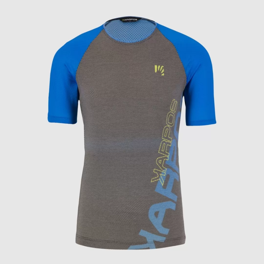 Karpos Trail Running | Hiking | T-Shirts | MOVED EVO JERSEY OUTER SPACE/INDIGO BUNTING