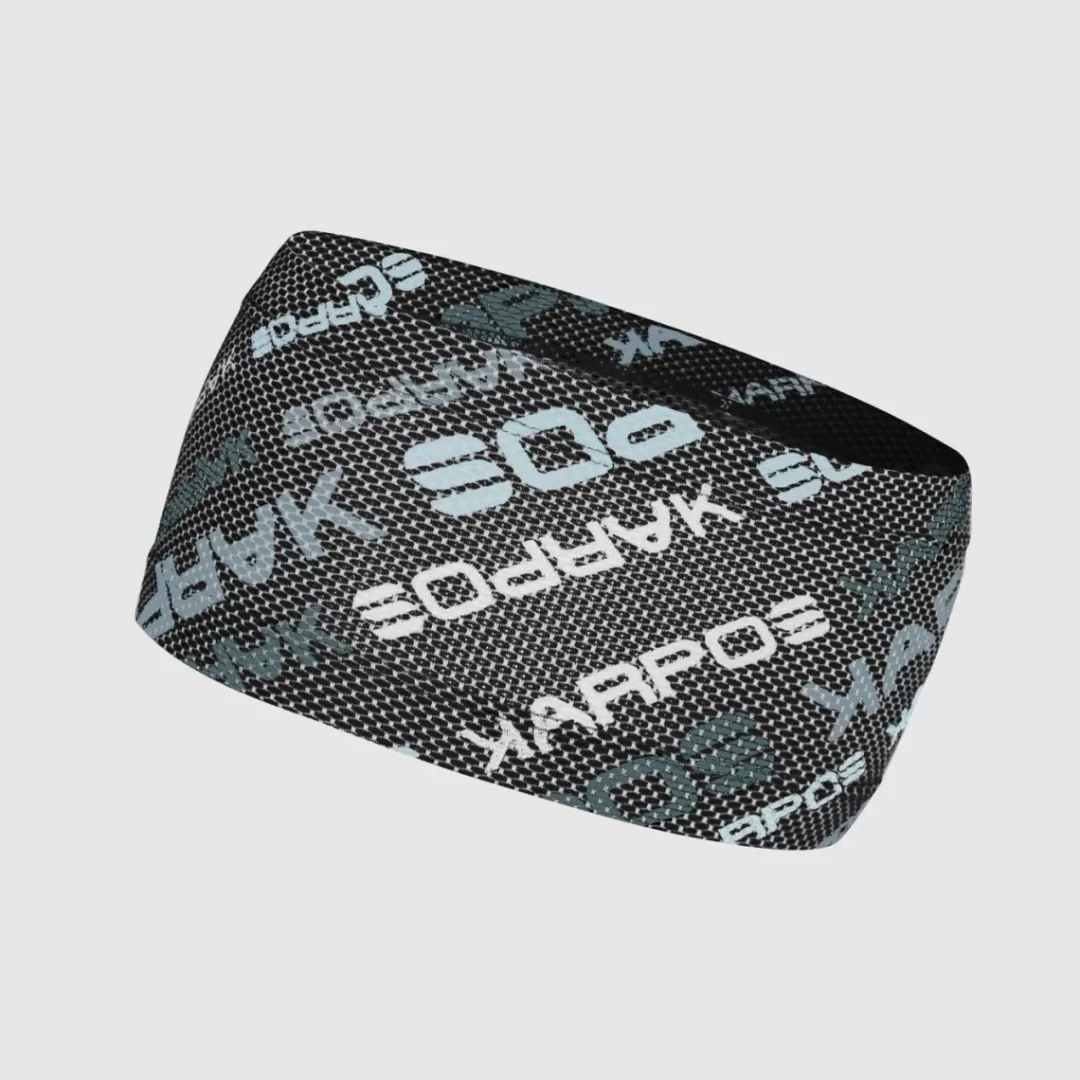 Karpos Mountaineering | Mountain Biking | Climbing | Trail Running | Hiking | Headwear | MOVED HEADBAND BLACK/AQUAMARINE