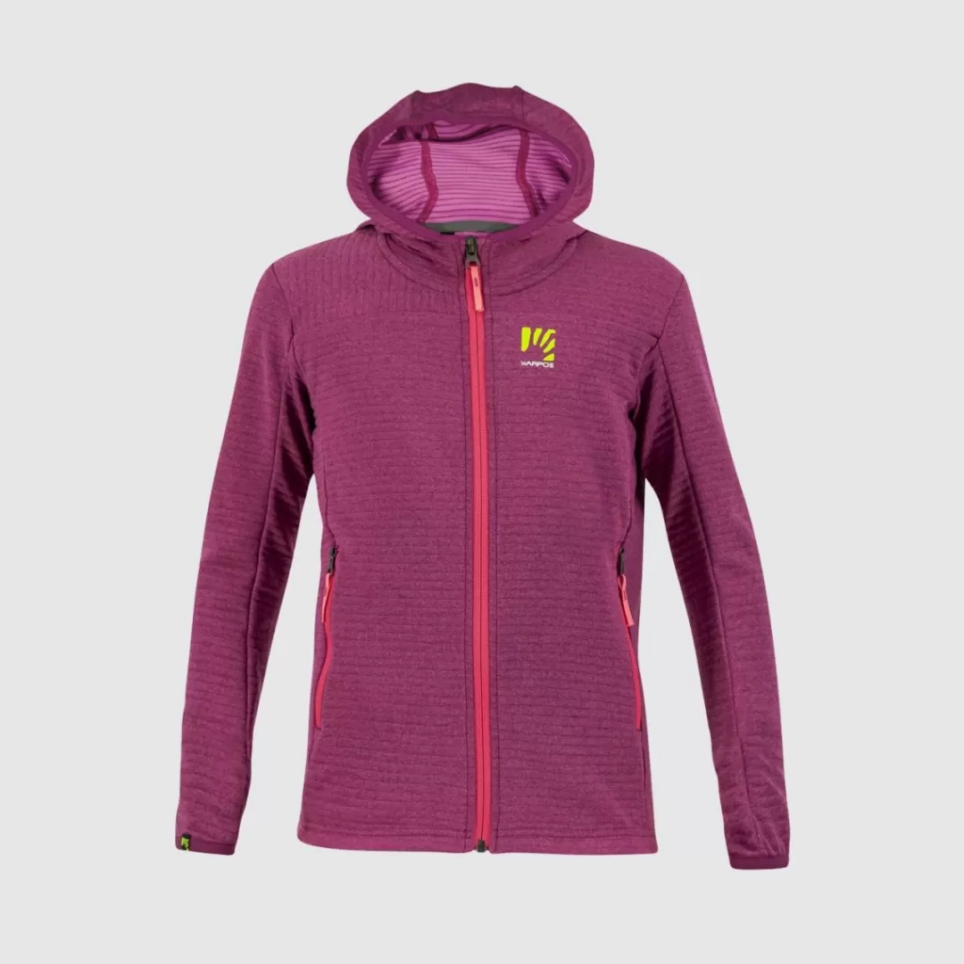 Karpos Kids | NUVOLAU KID FULL-ZIP HOODIE RASPBERRY RADIANCE