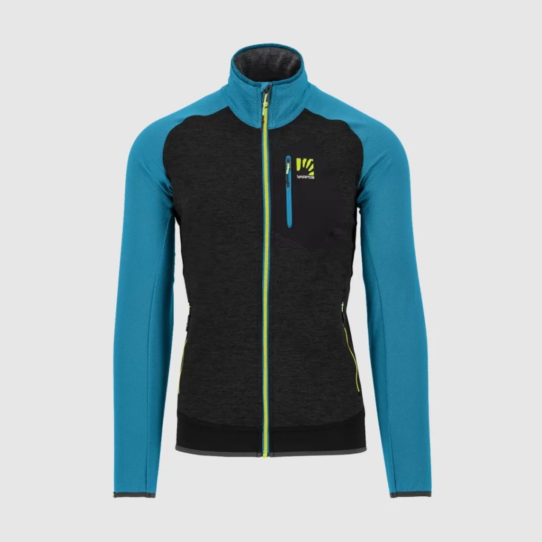 Karpos Winter | Ski Mountaineering | Mountaineering | Hiking | Fleeces | ODLE FLEECE BLACK/BLUE JEWEL