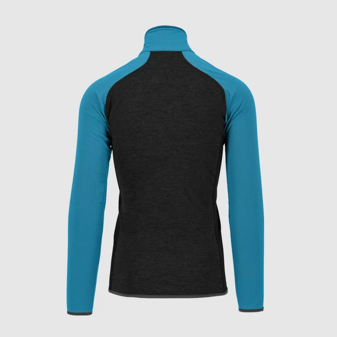 Karpos Winter | Ski Mountaineering | Mountaineering | Hiking | Fleeces | ODLE FLEECE BLACK/BLUE JEWEL