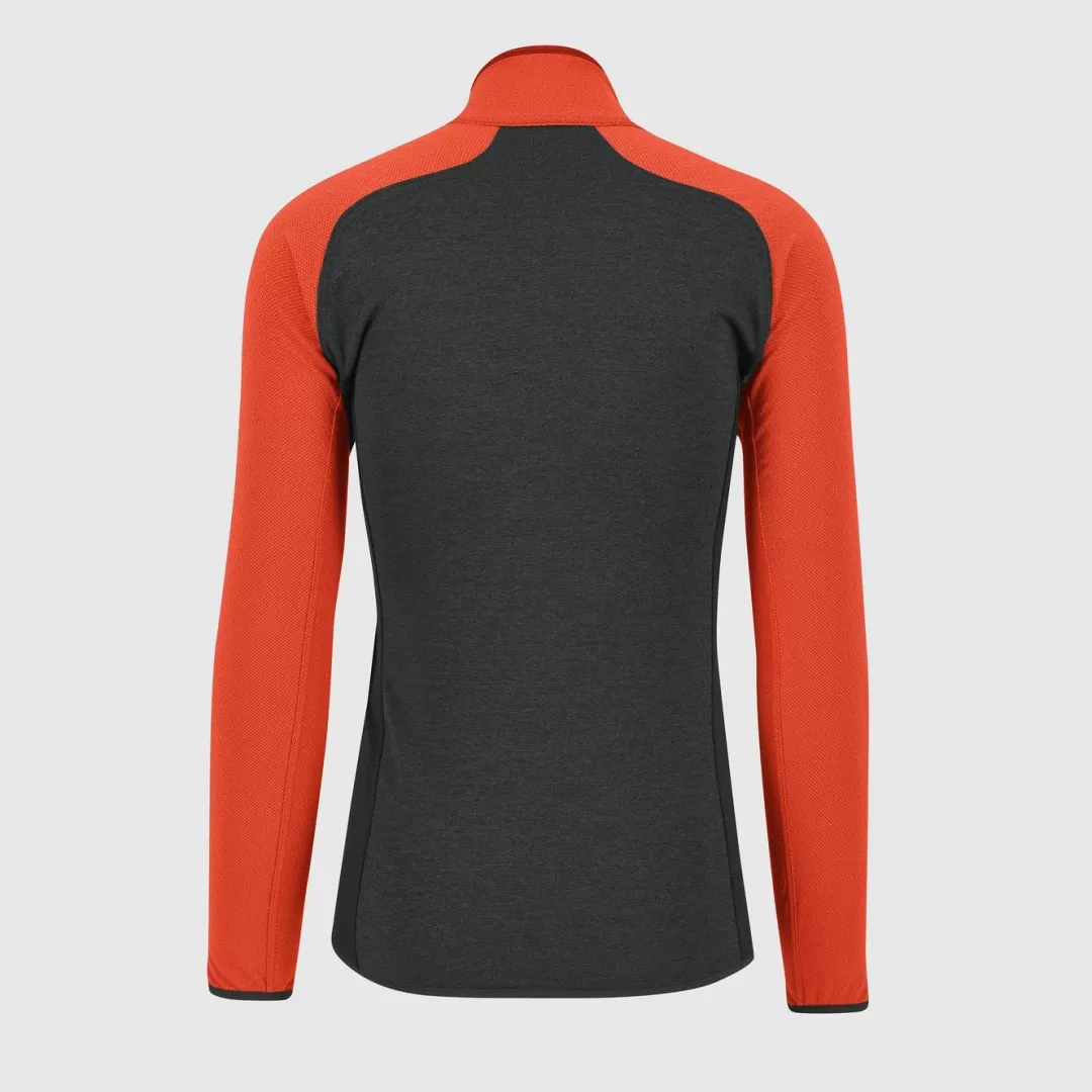 Karpos Winter | Ski Mountaineering | Mountaineering | Hiking | Fleeces | ODLE FLEECE BLACK SAND/SPICY ORANGE