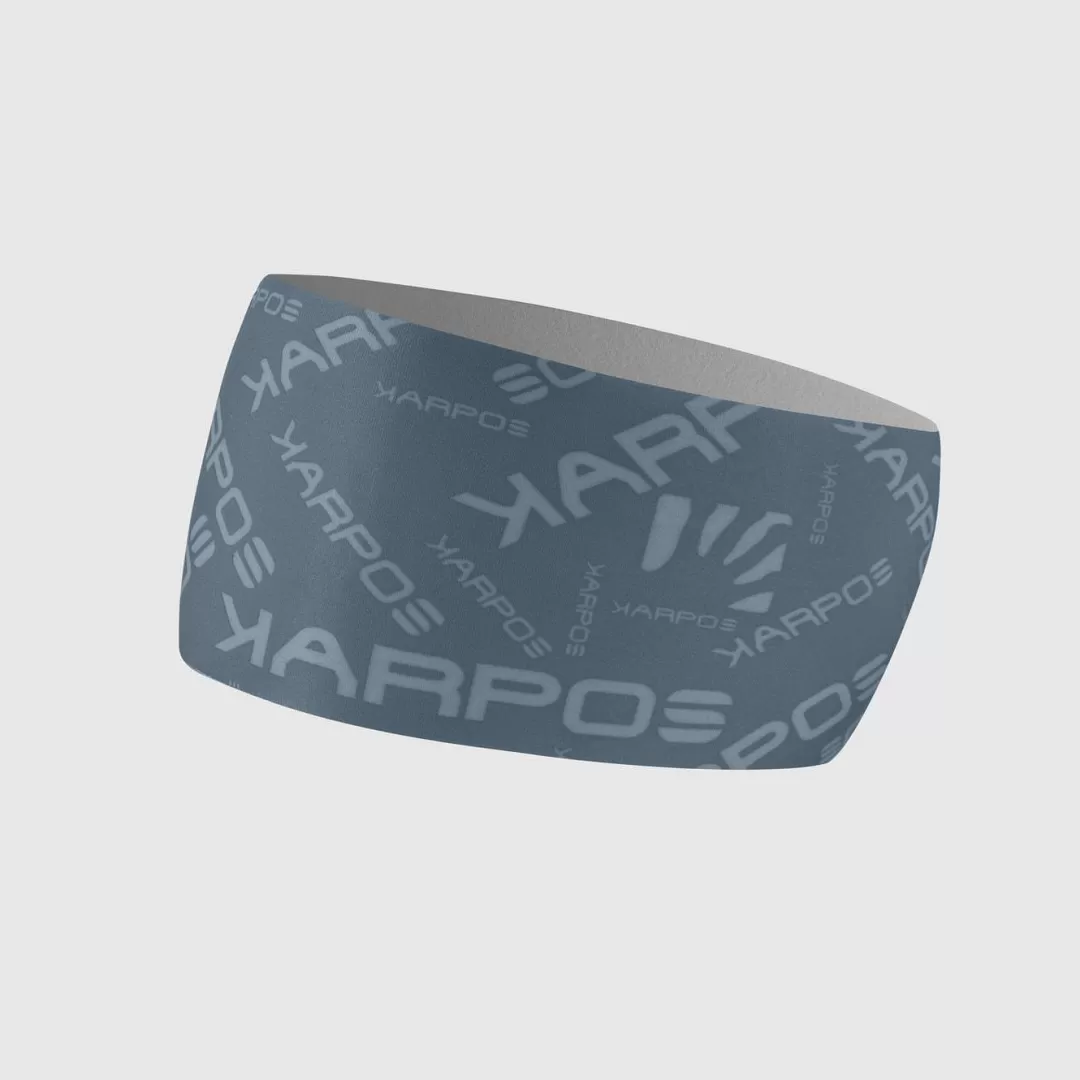 Karpos Winter | Skimo Touring | Skimo Dynamic | Ski Mountaineering | Mountaineering | Mountain Biking | Climbing | Trail Running | Hiking | Headwear | PELMO HEADBAND NATURAL GREY/MOUNTAIN SPRING