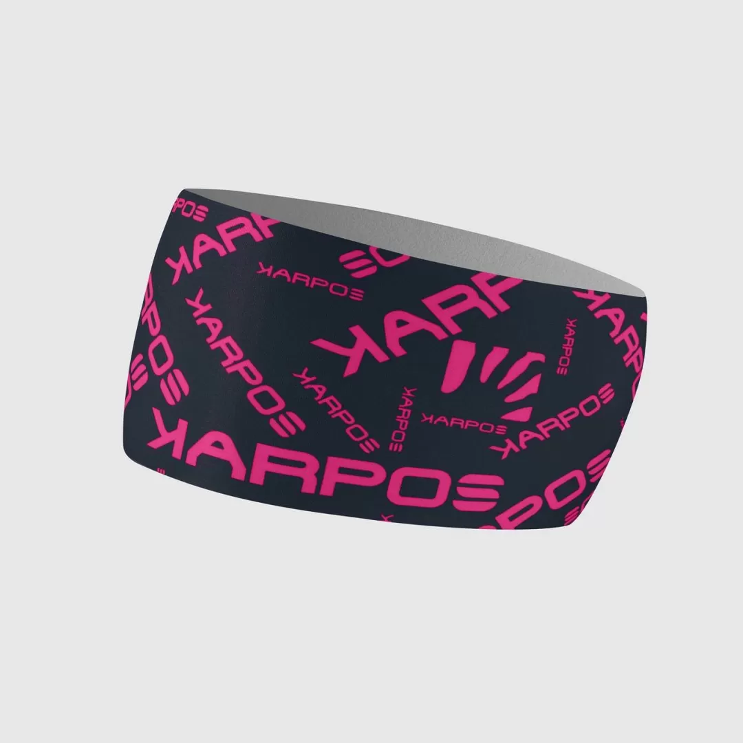 Karpos Winter | Skimo Touring | Skimo Dynamic | Ski Mountaineering | Mountaineering | Mountain Biking | Climbing | Trail Running | Hiking | Headwear | PELMO HEADBAND VULCAN/PINK