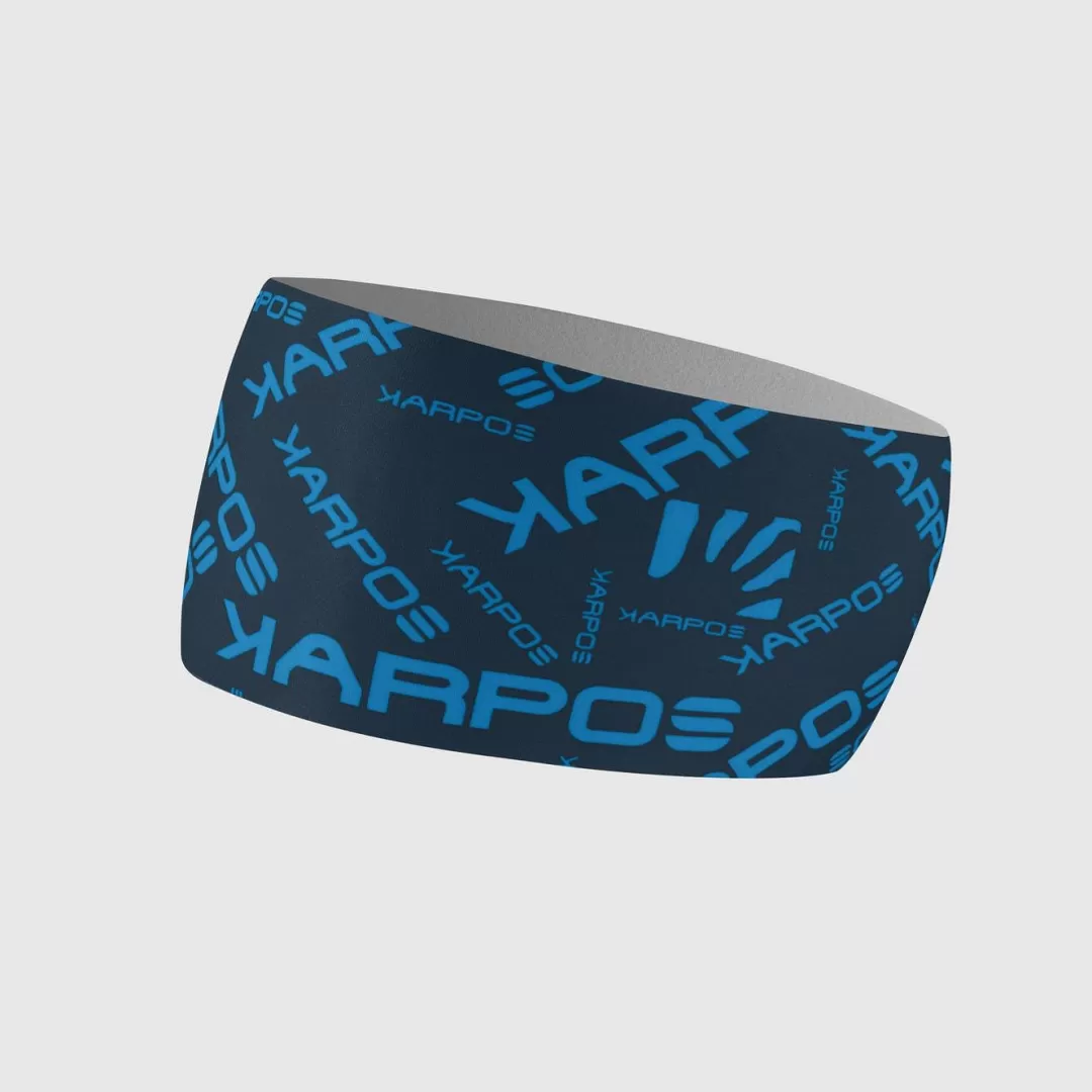 Karpos Winter | Skimo Touring | Skimo Dynamic | Ski Mountaineering | Mountaineering | Mountain Biking | Climbing | Trail Running | Hiking | Headwear | PELMO HEADBAND MIDNIGHT/DIVA BLUE