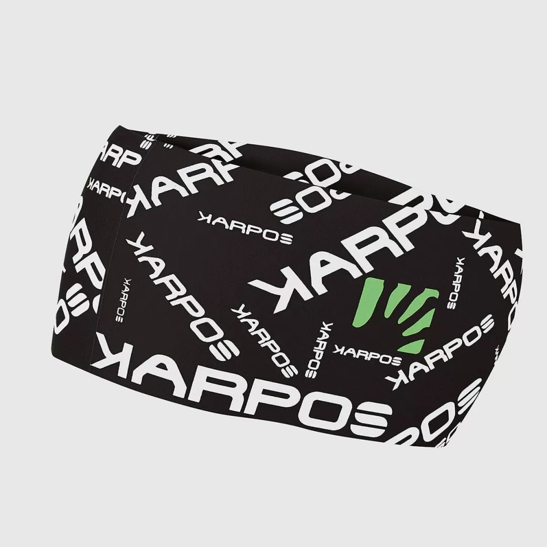 Karpos Winter | Skimo Touring | Skimo Dynamic | Ski Mountaineering | Mountaineering | Mountain Biking | Climbing | Trail Running | Hiking | Headwear | PELMO HEADBAND BLACK WHITE