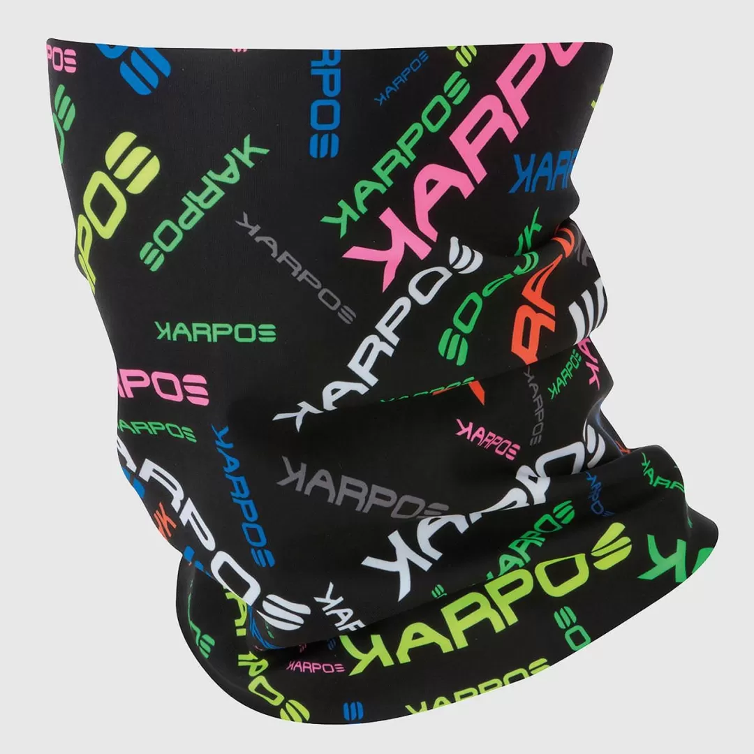 Karpos Winter | Skimo Touring | Skimo Dynamic | Ski Mountaineering | Mountaineering | Mountain Biking | Climbing | Trail Running | Hiking | Headwear | PELMO NECK WARMER BLACK MULTICOLOR