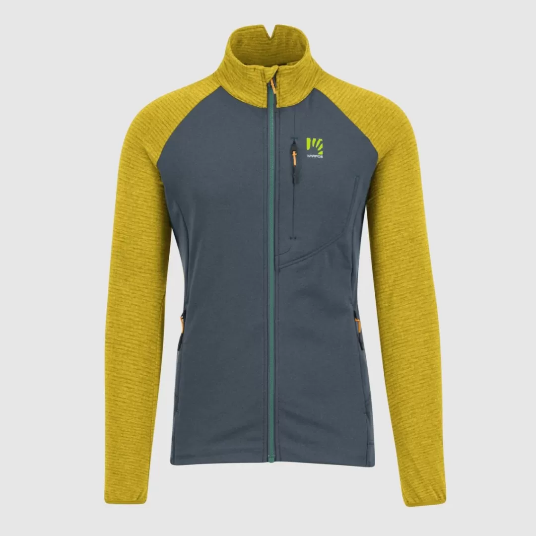 Karpos Hiking | Fleeces | PIZZOCCO EVO FULL-ZIP FLEECE DARK SLATE/LEMON CURRY