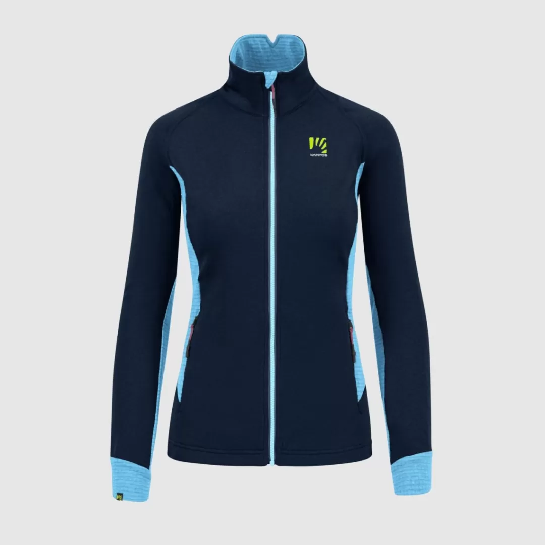 Karpos | PIZZOCCO EVO W FULL-ZIP FLEECE SKY CAPTAIN/BLUE ATOLL