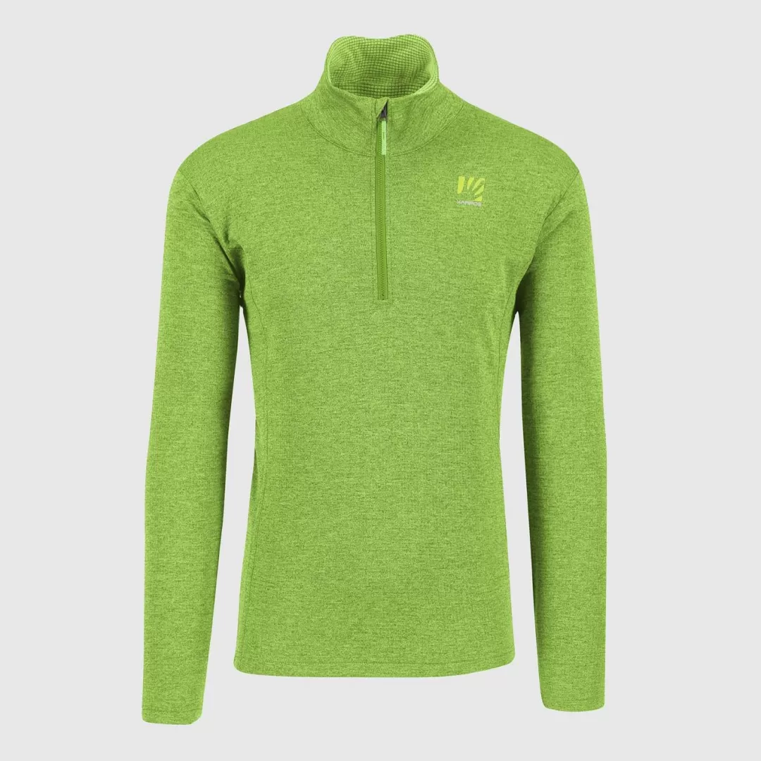 Karpos Winter | Ski Mountaineering | Mountaineering | Climbing | Hiking | Fleeces | PIZZOCCO HALF ZIP GREEN FLASH