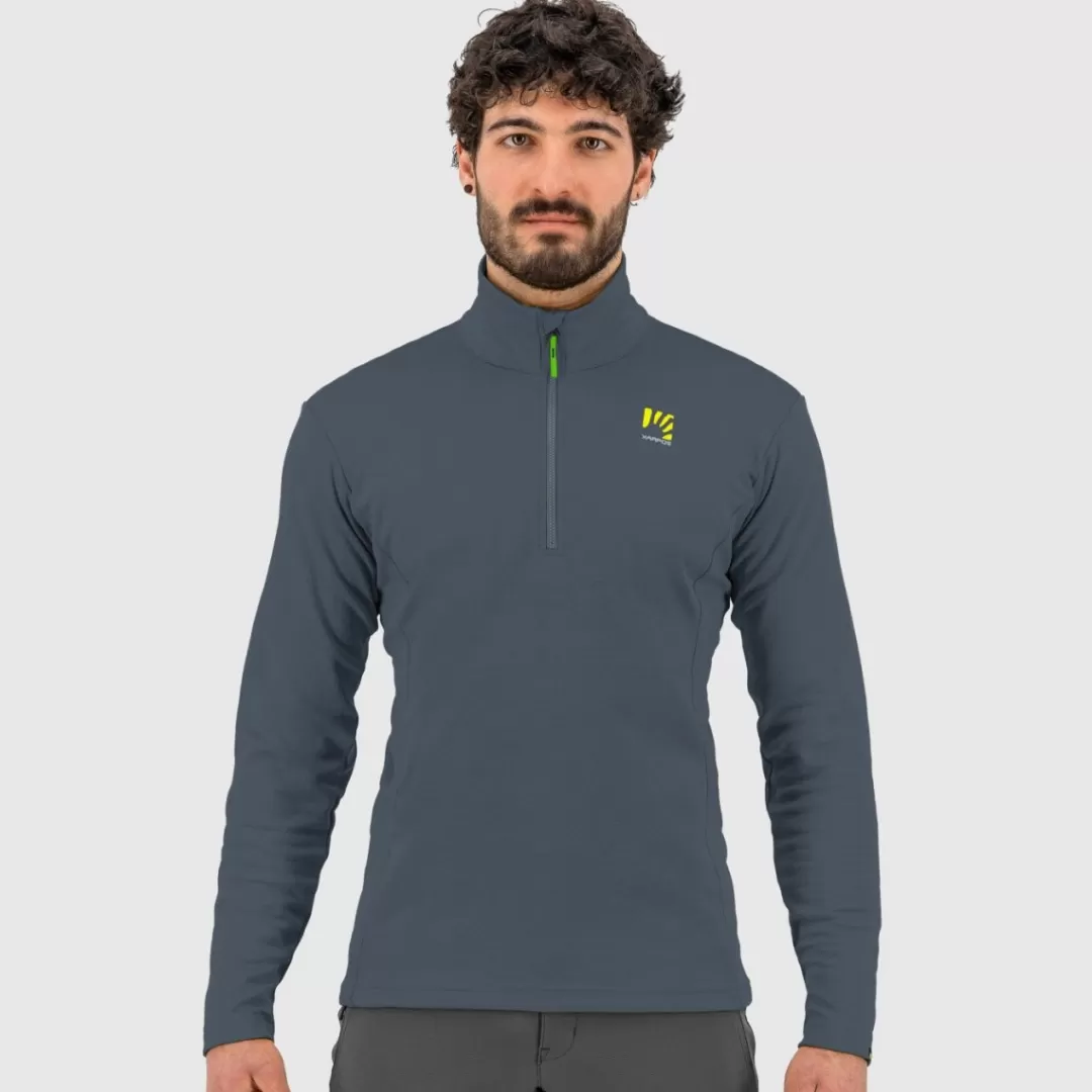 Karpos Winter | Ski Mountaineering | Mountaineering | Climbing | Hiking | Fleeces | PIZZOCCO HALF ZIP DARK SLATE