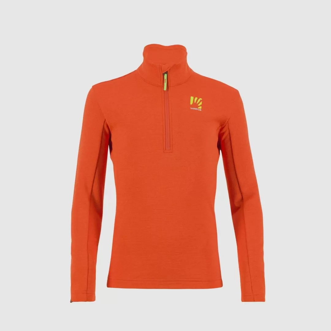 Karpos Kids | Winter | Fleeces | PIZZOCCO KID HALF-ZIP FLEECE SPICY ORANGE