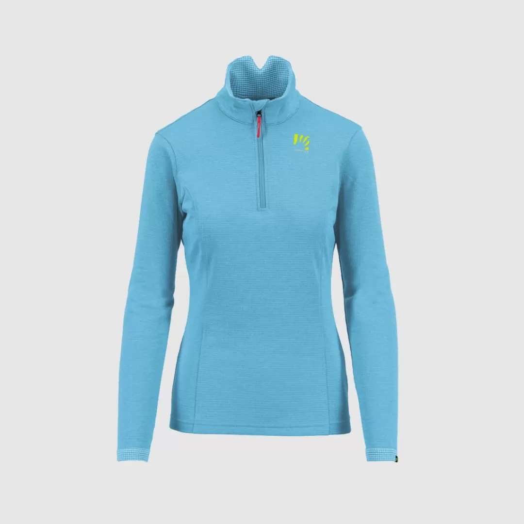 Karpos Winter | Ski Mountaineering | Mountaineering | Hiking | Fleeces | PIZZOCCO W HALF ZIP BLUE ATOLL