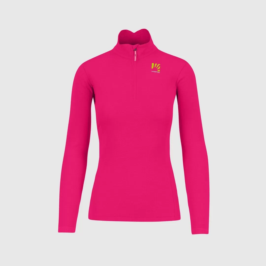 Karpos Winter | Ski Mountaineering | Mountaineering | Hiking | Fleeces | PIZZOCCO W HALF ZIP PINK