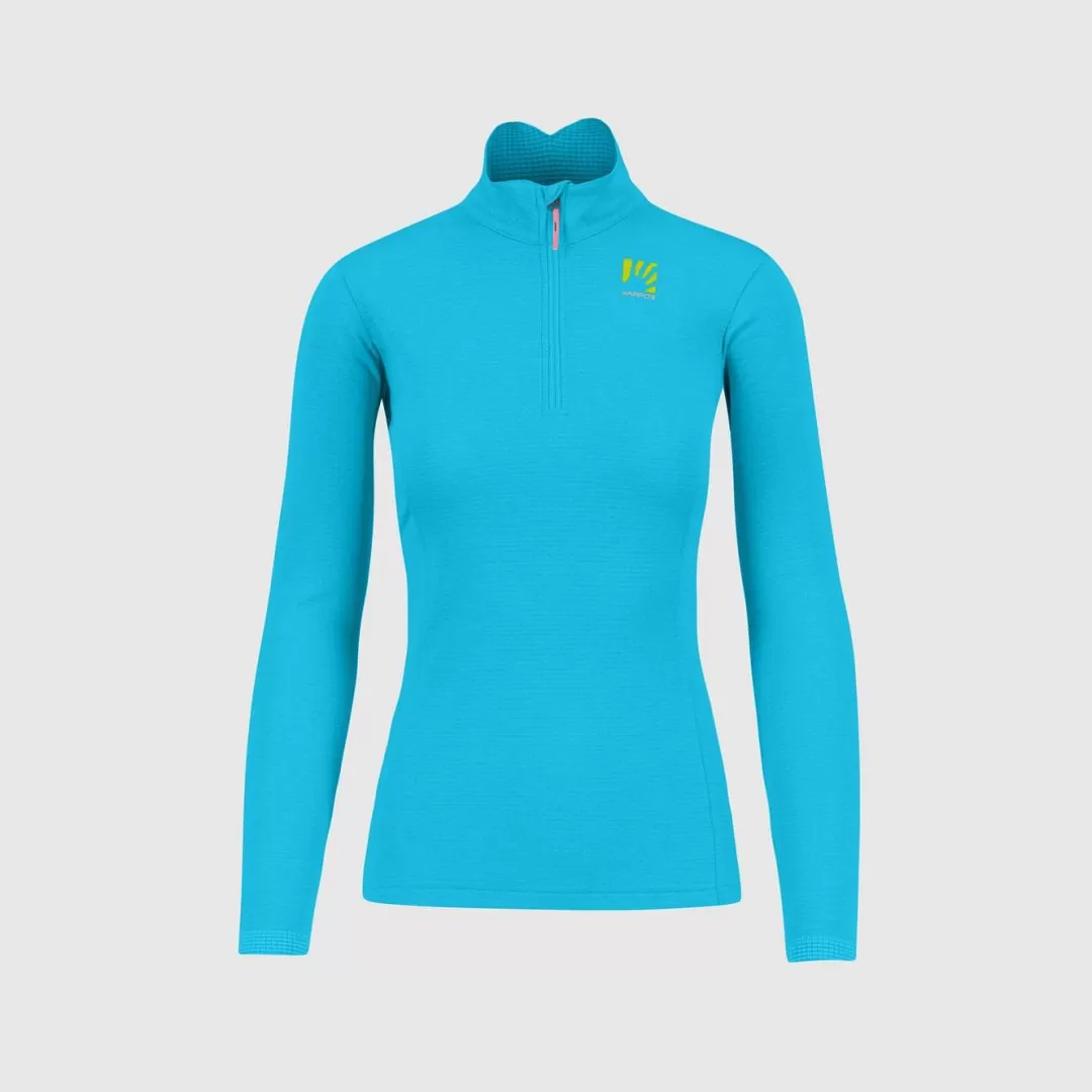 Karpos Winter | Ski Mountaineering | Mountaineering | Hiking | Fleeces | PIZZOCCO W HALF ZIP BLUE ATOLL