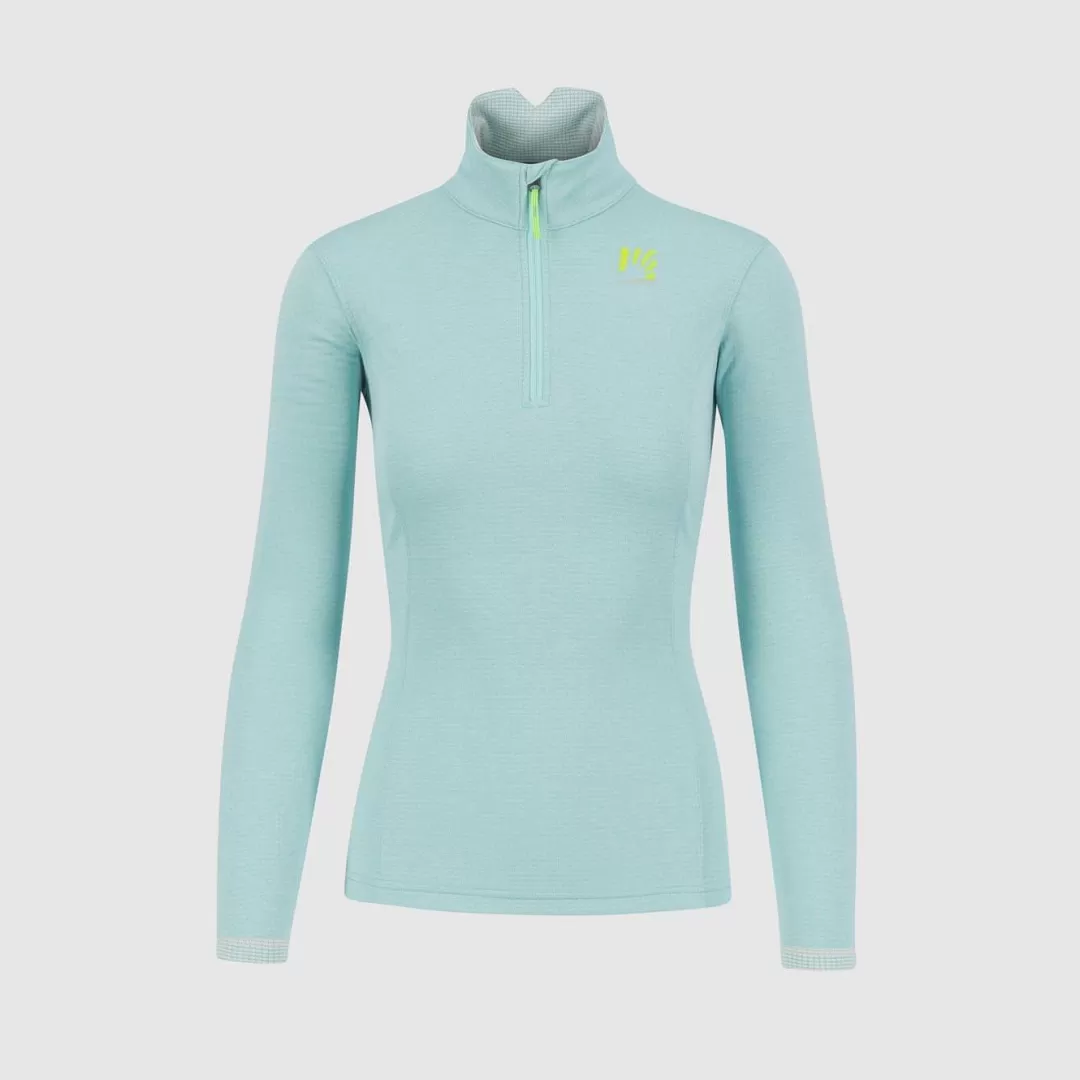 Karpos Winter | Ski Mountaineering | Mountaineering | Hiking | Fleeces | PIZZOCCO W HALF ZIP AQUA SKY