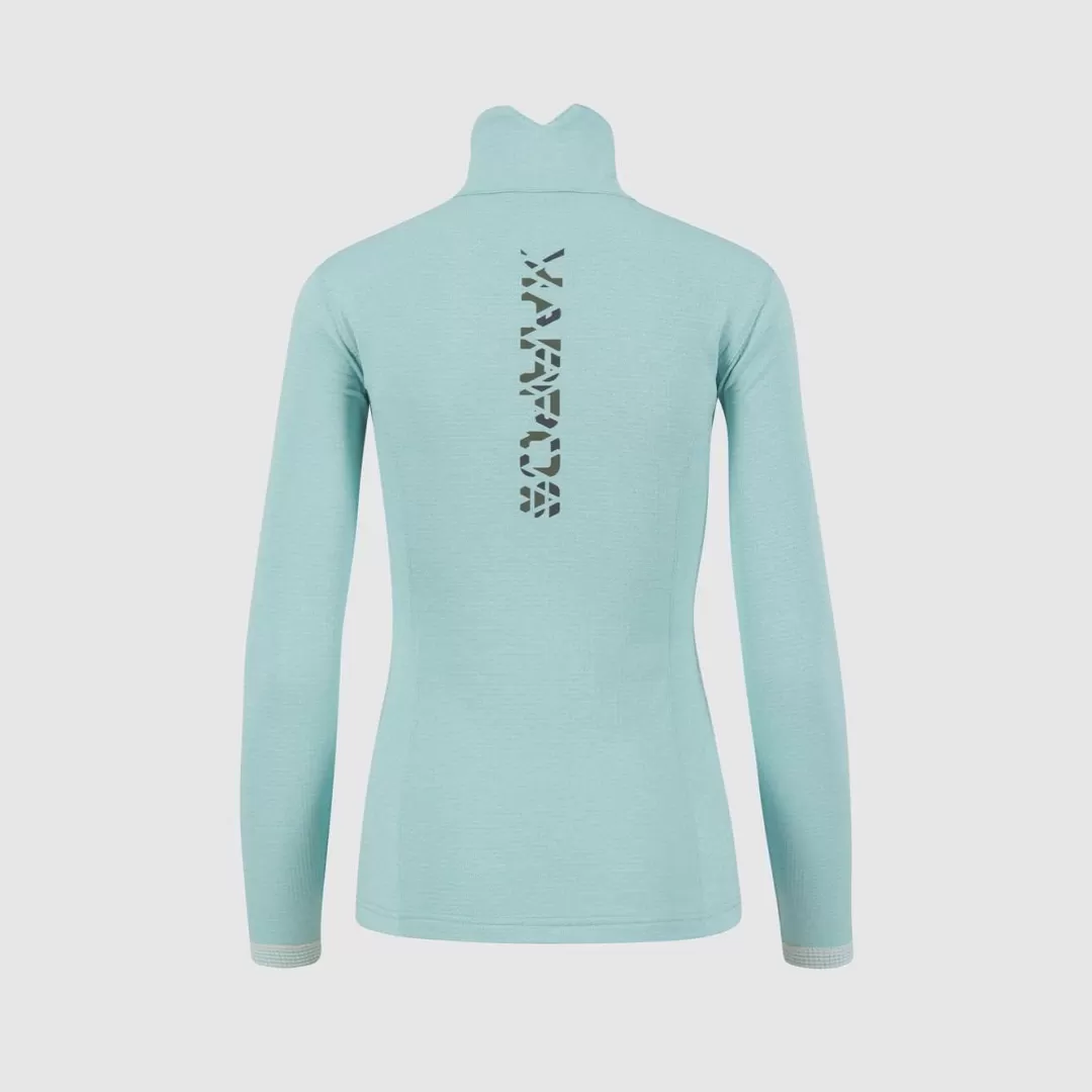 Karpos Winter | Ski Mountaineering | Mountaineering | Hiking | Fleeces | PIZZOCCO W HALF ZIP AQUA SKY