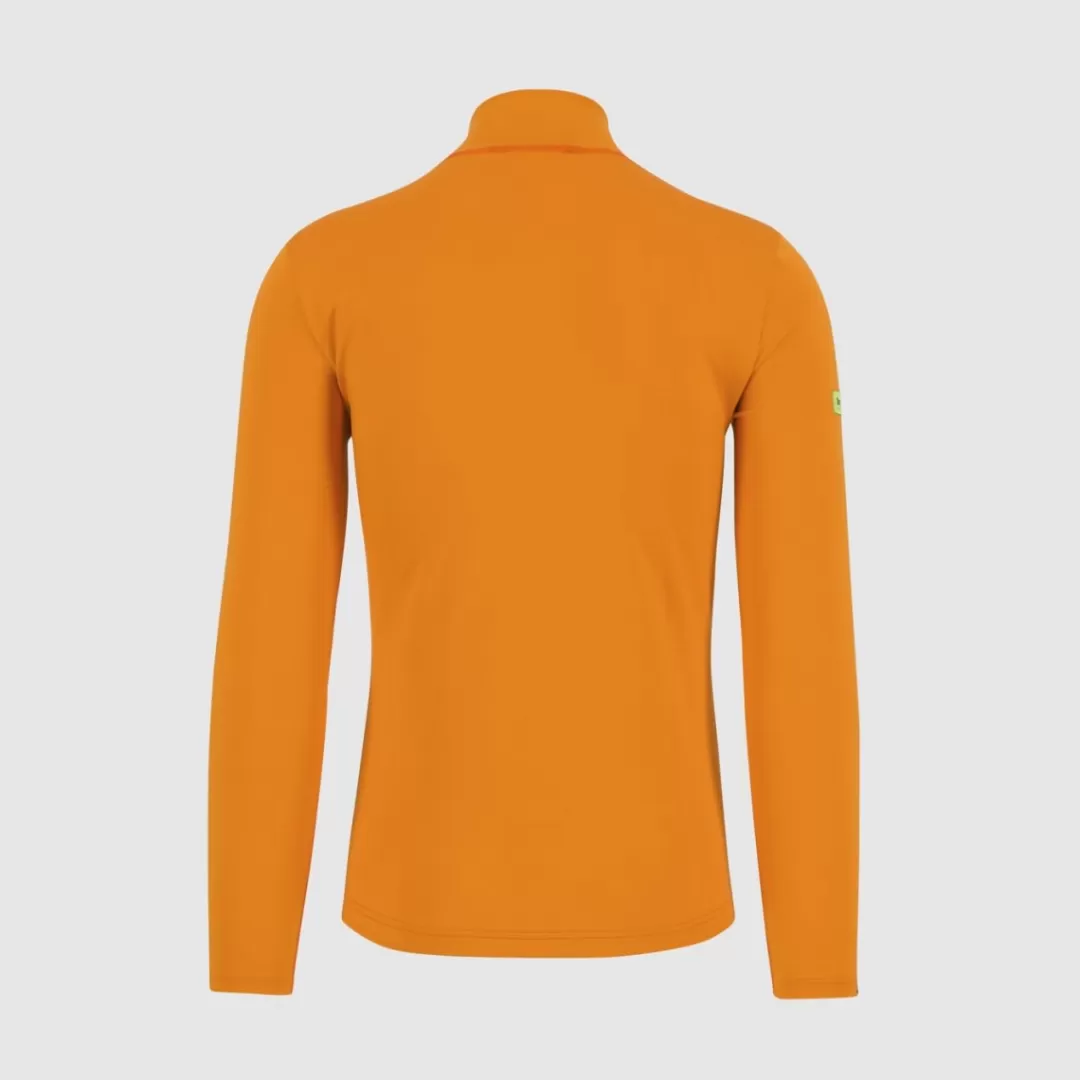 Karpos Upcycled | Ski Mountaineering | Mountaineering | Hiking | Fleeces | POWER HALF ZIP FLEECE ARANCIO