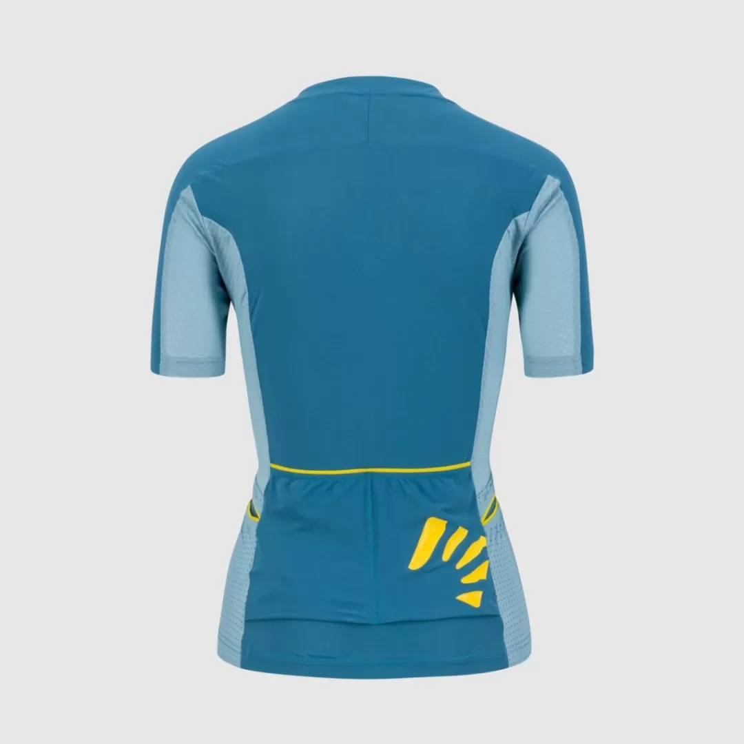 Karpos Mountain Biking | T-Shirts | PRALONGIA EVO W JERSEY ADRIATIC BLUE/CORSAIR