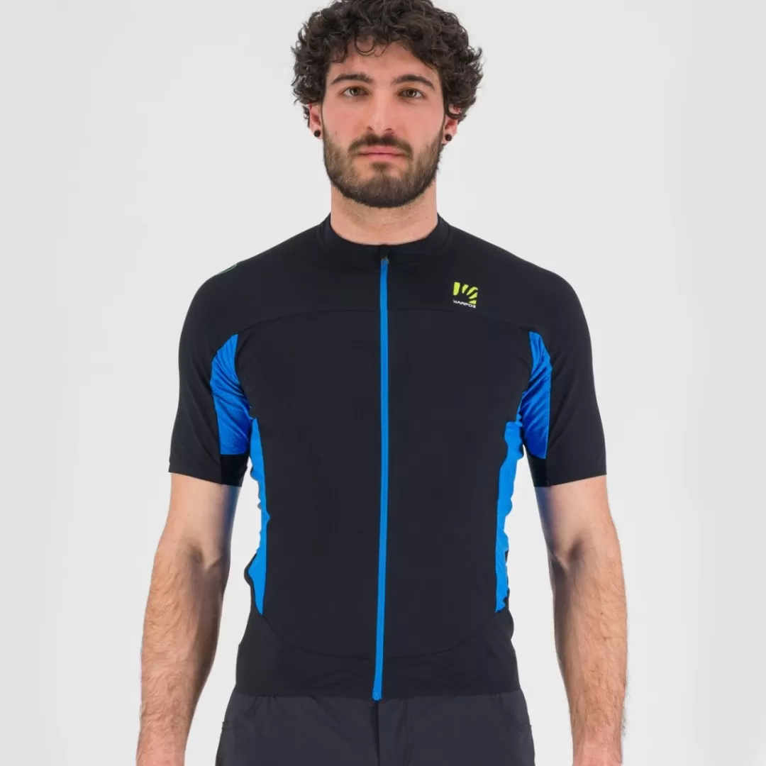 Karpos Mountain Biking | T-Shirts | PRALONGIA JERSEY BLACK/INDIGO B.