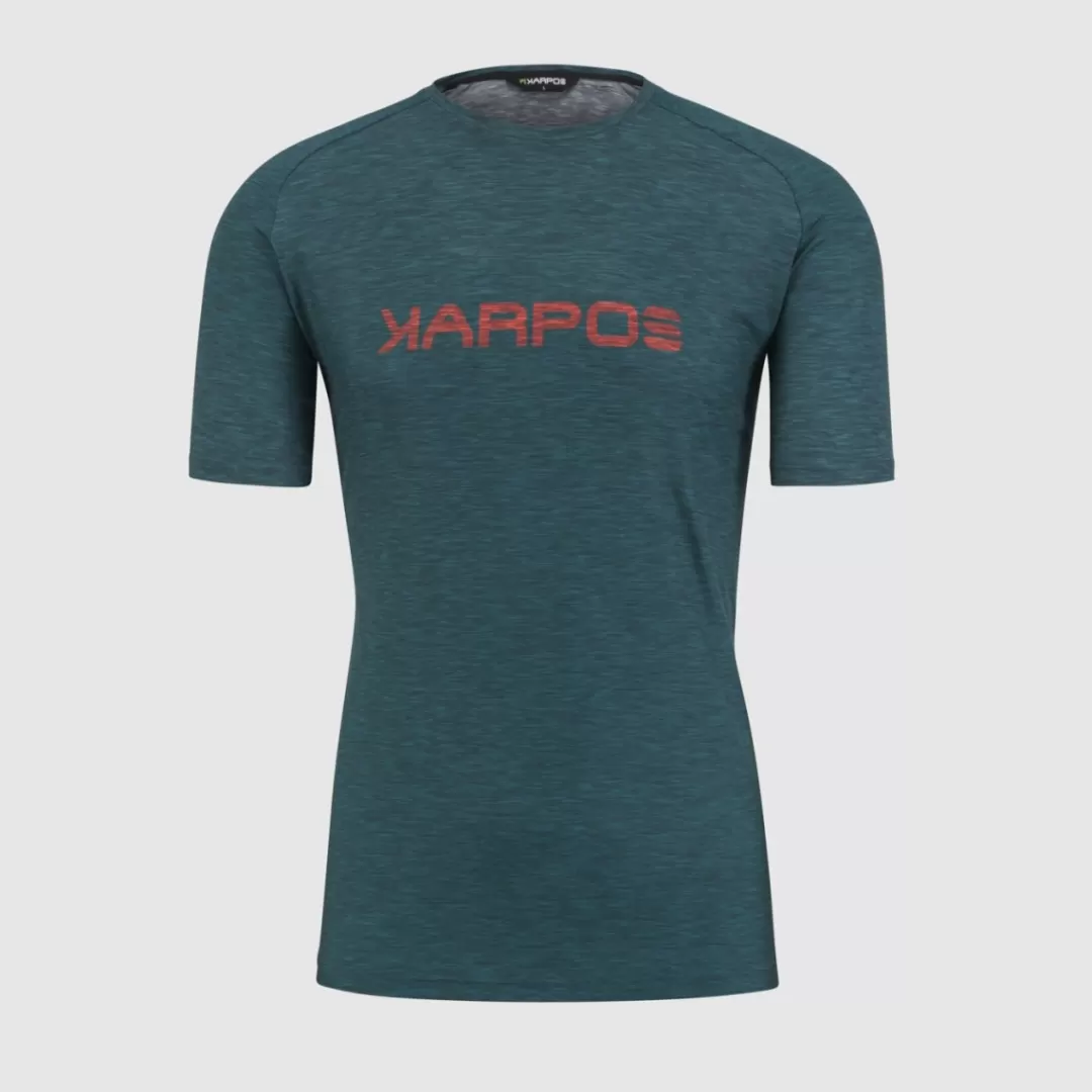 Karpos Hiking | T-Shirts | PRATO PIAZZA JERSEY DARK SEA/BALSAM/PAPRIKA