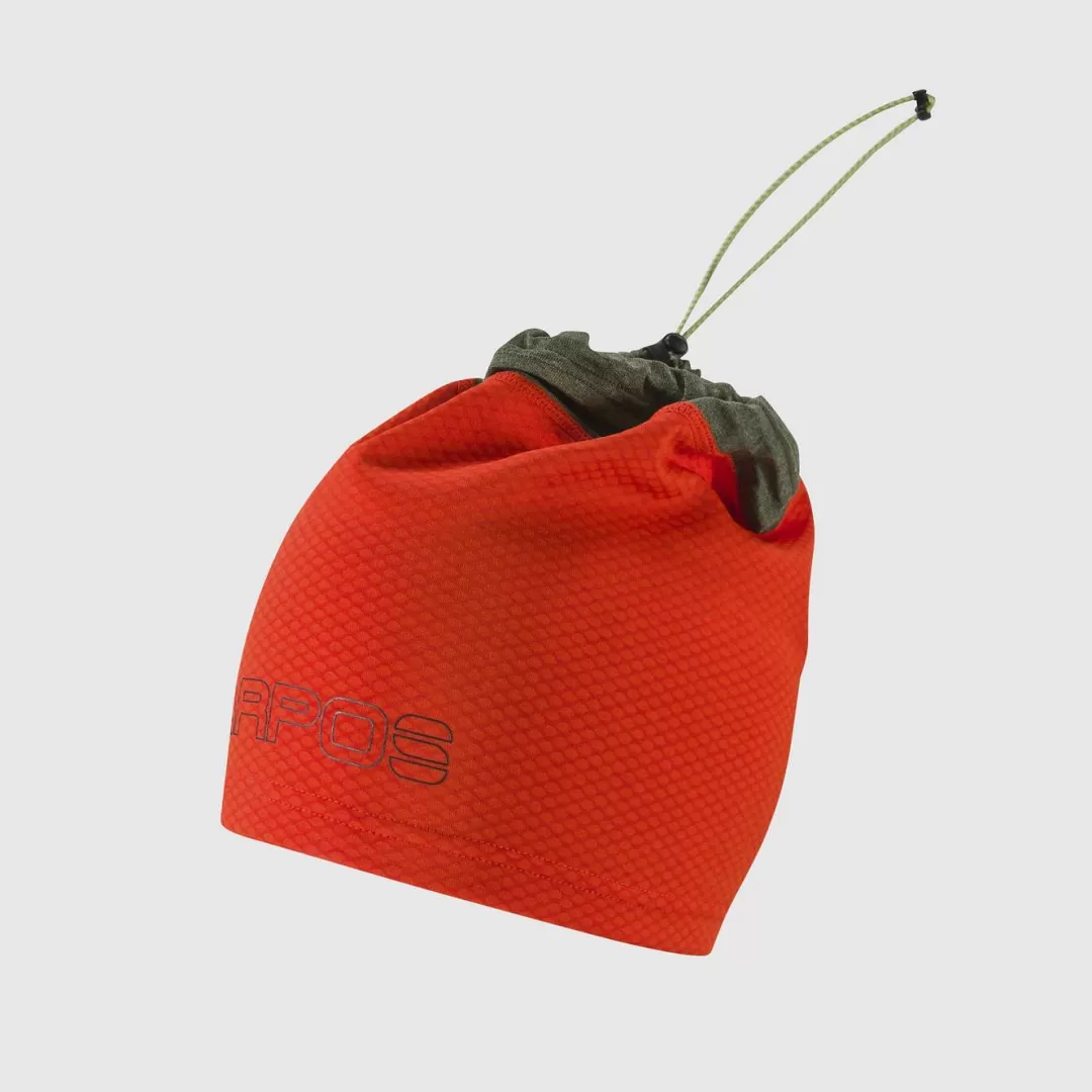 Karpos Winter | Skimo Touring | Skimo Dynamic | Ski Mountaineering | Mountaineering | Mountain Biking | Climbing | Trail Running | Hiking | Headwear | PUEZ NECK WARMER SPICY ORANGE/THYME