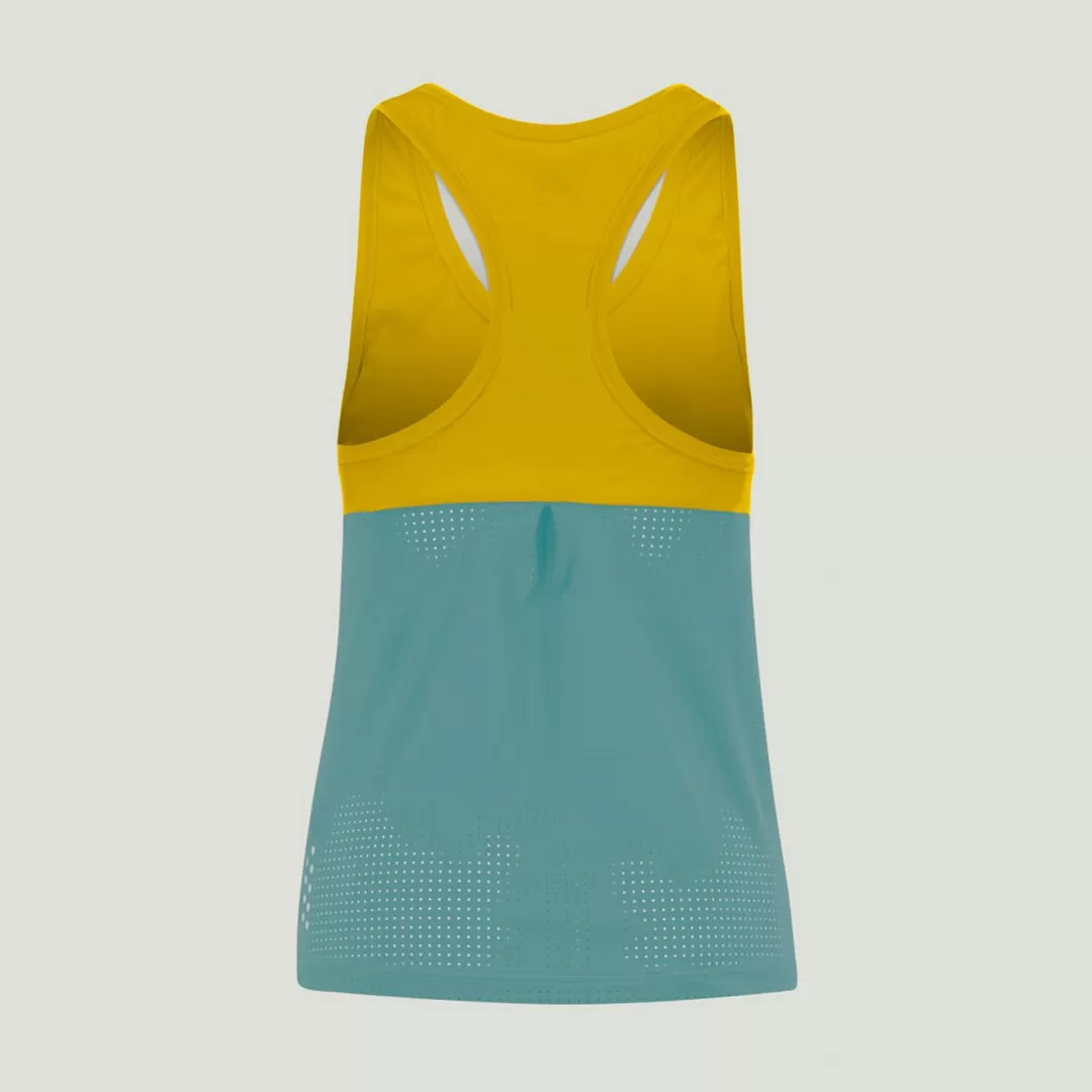 Karpos Trail Running | T-Shirts | QUICK W TOP LEMON CURRY/ADRIATIC BLUE