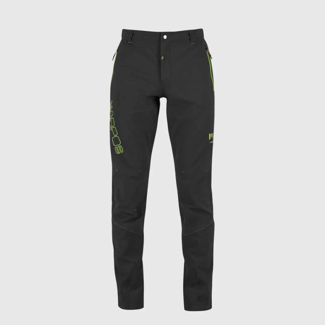 Karpos Mountaineering | Climbing | Pants | RAMEZZA LIGHT PANT BLACK/JASMINE GREEN