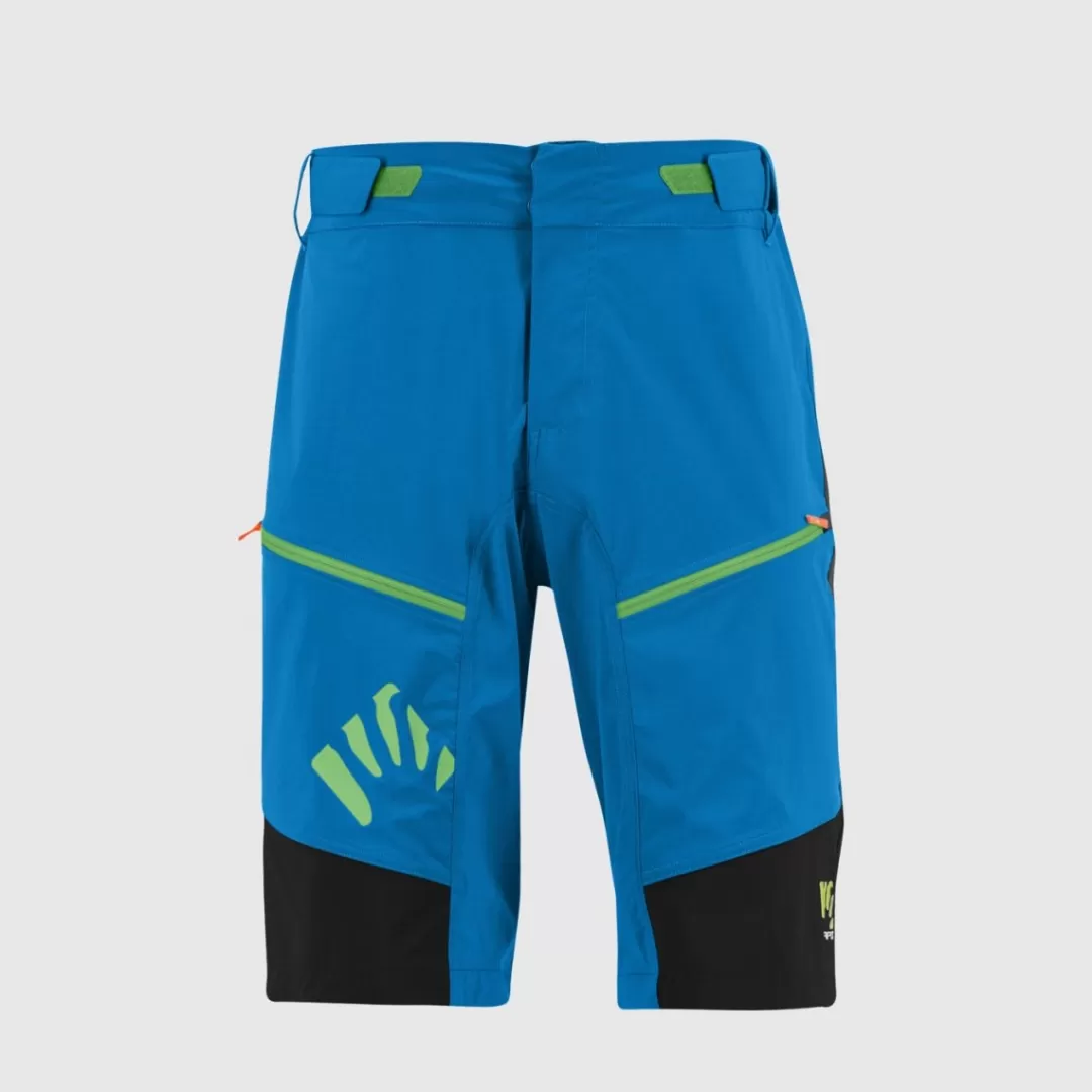 Karpos Mountain Biking | Shorts | RAPID BAGGY SHORTS INDIGO B./BLACK/GREEN FLUO