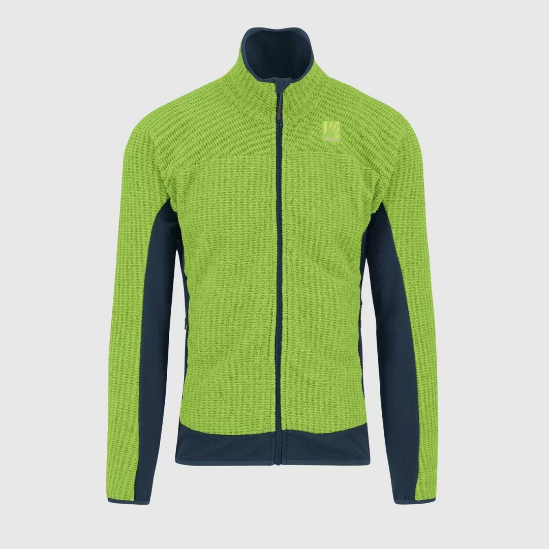 Karpos Winter | Hiking | Fleeces | ROCCHETTA FLEECE GREEN FLASH/MIDNIGHT