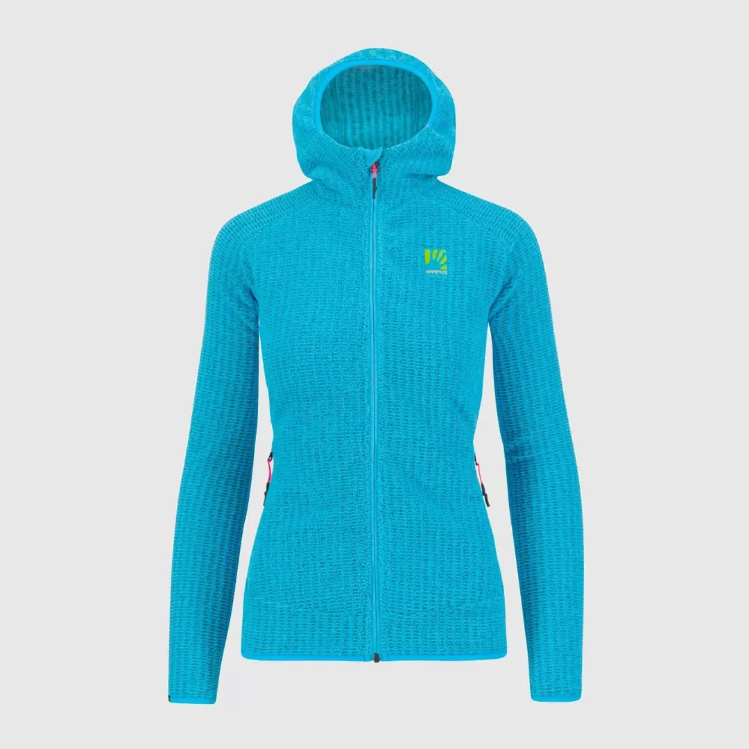 Karpos Winter | Fleeces | ROCCHETTA W HOODIE FLEECE BLUE ATOLL