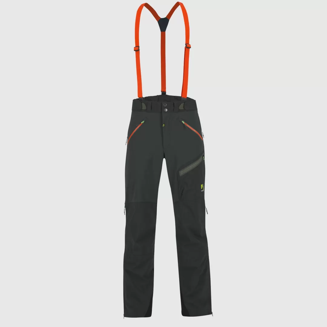 Karpos Winter | Rain | Skimo Touring | Ski Mountaineering | Mountaineering | Pants | SCHIARA EVO PANTS BLACK/SPICY ORANGE