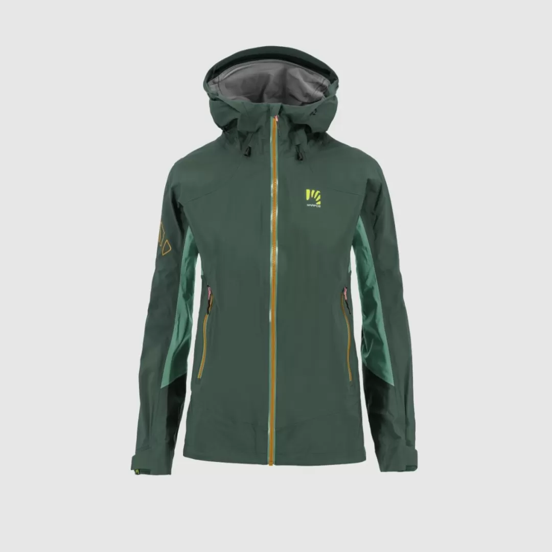 Karpos Winter | Rain | Skimo Touring | Ski Mountaineering | Mountaineering | Hiking | Jackets & Vests | STORM EVO W JACKET JUNGLE GREEN/FROSTY S.