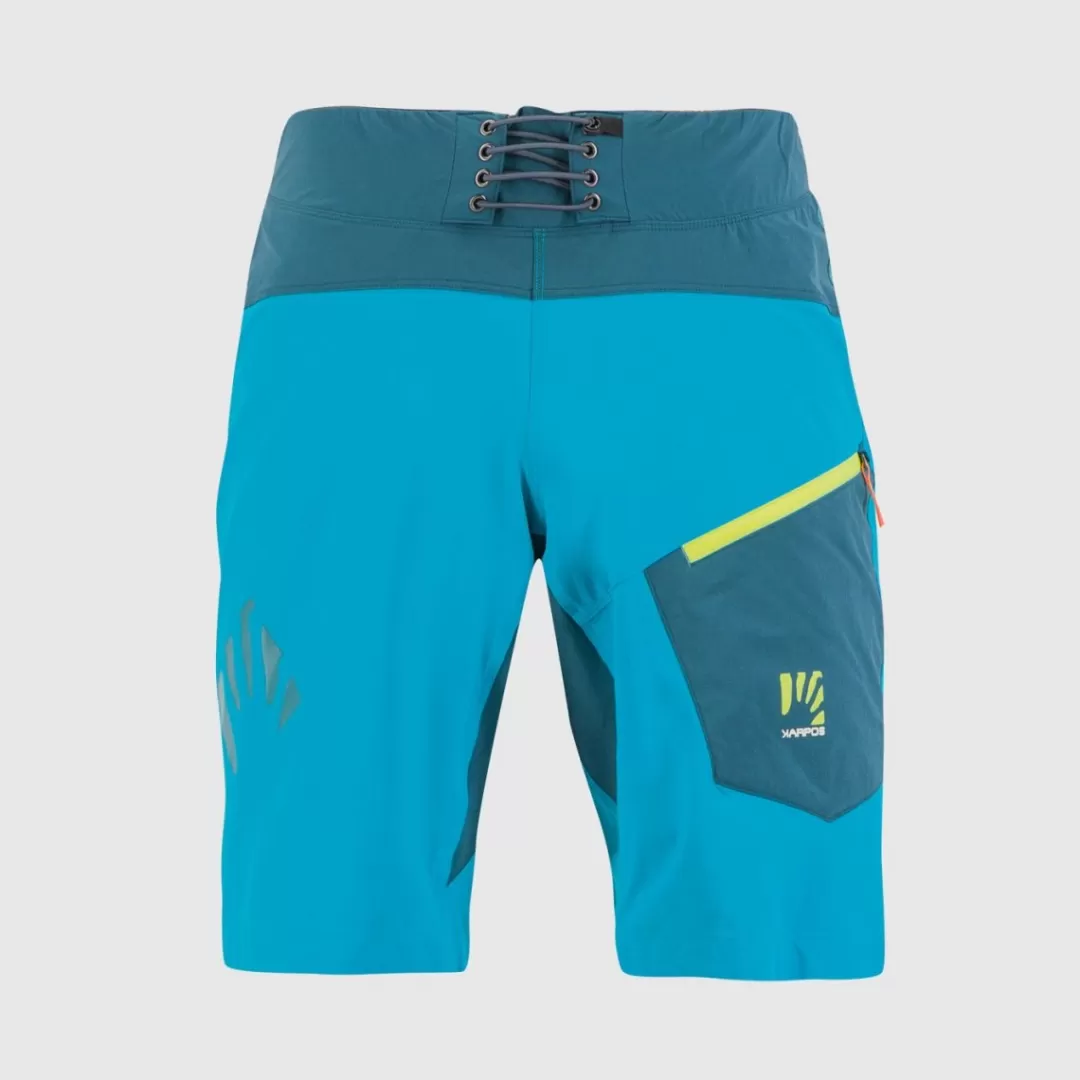 Karpos Mountain Biking | Shorts | VAL DI DENTRO BERMUDA ENAMEL B/REFL.POND/YELLOW FLUO