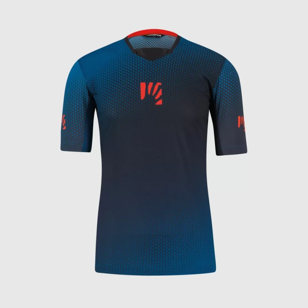 Karpos Mountain Biking | T-Shirts | VAL DI DENTRO TEE OUTER SPACE/BLACK/TANGERINE TA