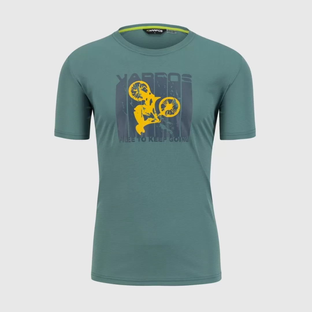 Karpos Mountain Biking | Hiking | T-Shirts | VAL FEDERIA TEE NORTH ATLANTIC PRINT 2