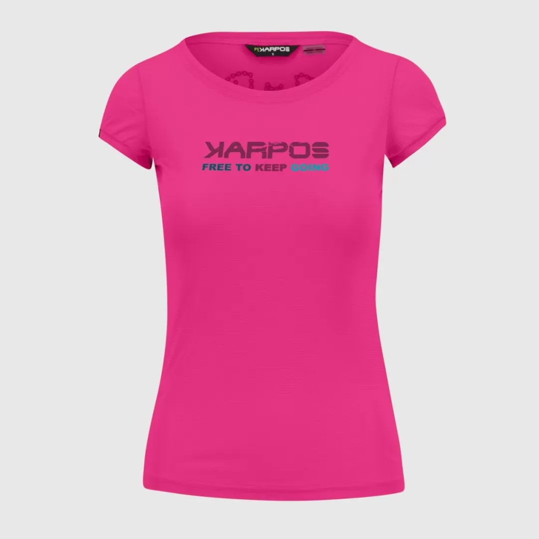 Karpos Mountain Biking | Hiking | T-Shirts | VAL FEDERIA W TEE CABARET