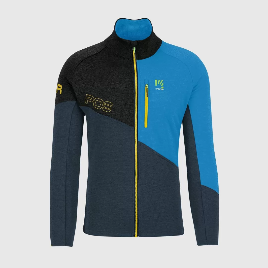 Karpos Winter | Mountain Biking | Fleeces | VAL VIOLA FULL-ZIP FLEECE MIDNIGHT/BLACK/DIVA BLUE