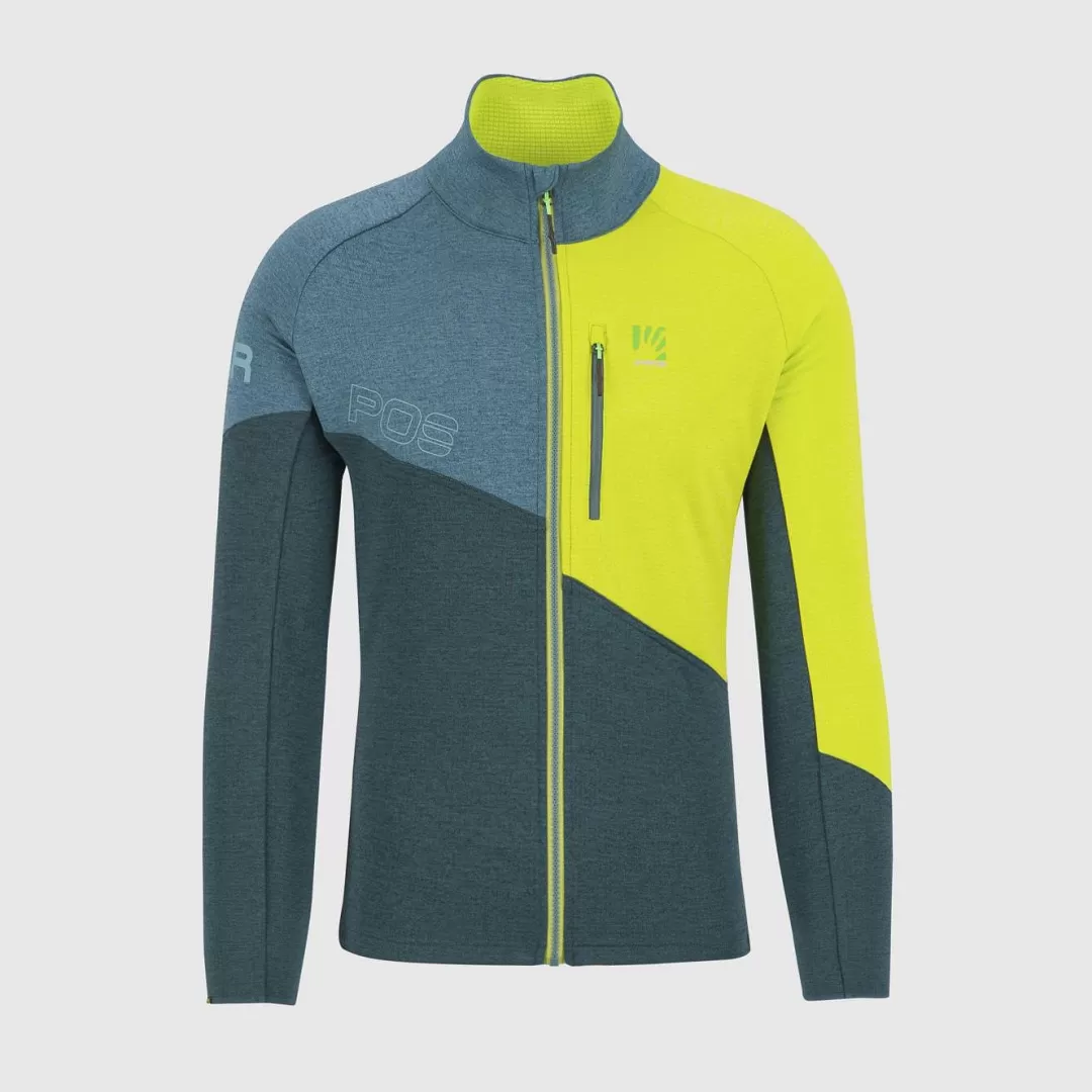 Karpos Winter | Mountain Biking | Fleeces | VAL VIOLA FULL-ZIP FLEECE FOREST/BALSAM/KIWI COLADA