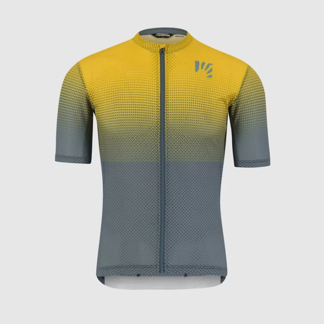 Karpos Mountain Biking | T-Shirts | VAL VIOLA JERSEY DARK SLATE/LEMON CURRY/NORTH A