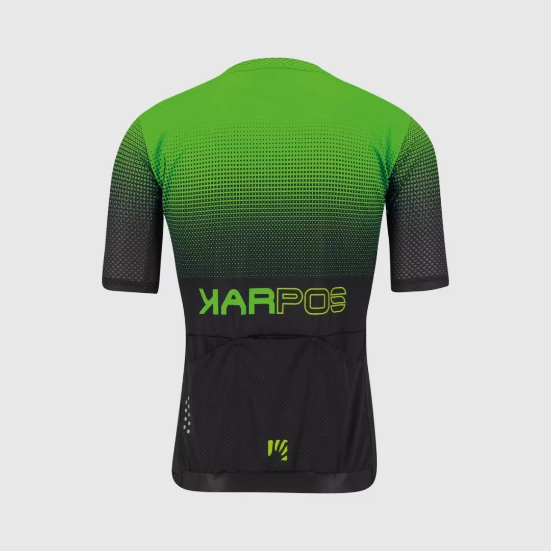 Karpos Mountain Biking | T-Shirts | VAL VIOLA JERSEY OMBRE BLUE/GREEN FLUO/INDIGO