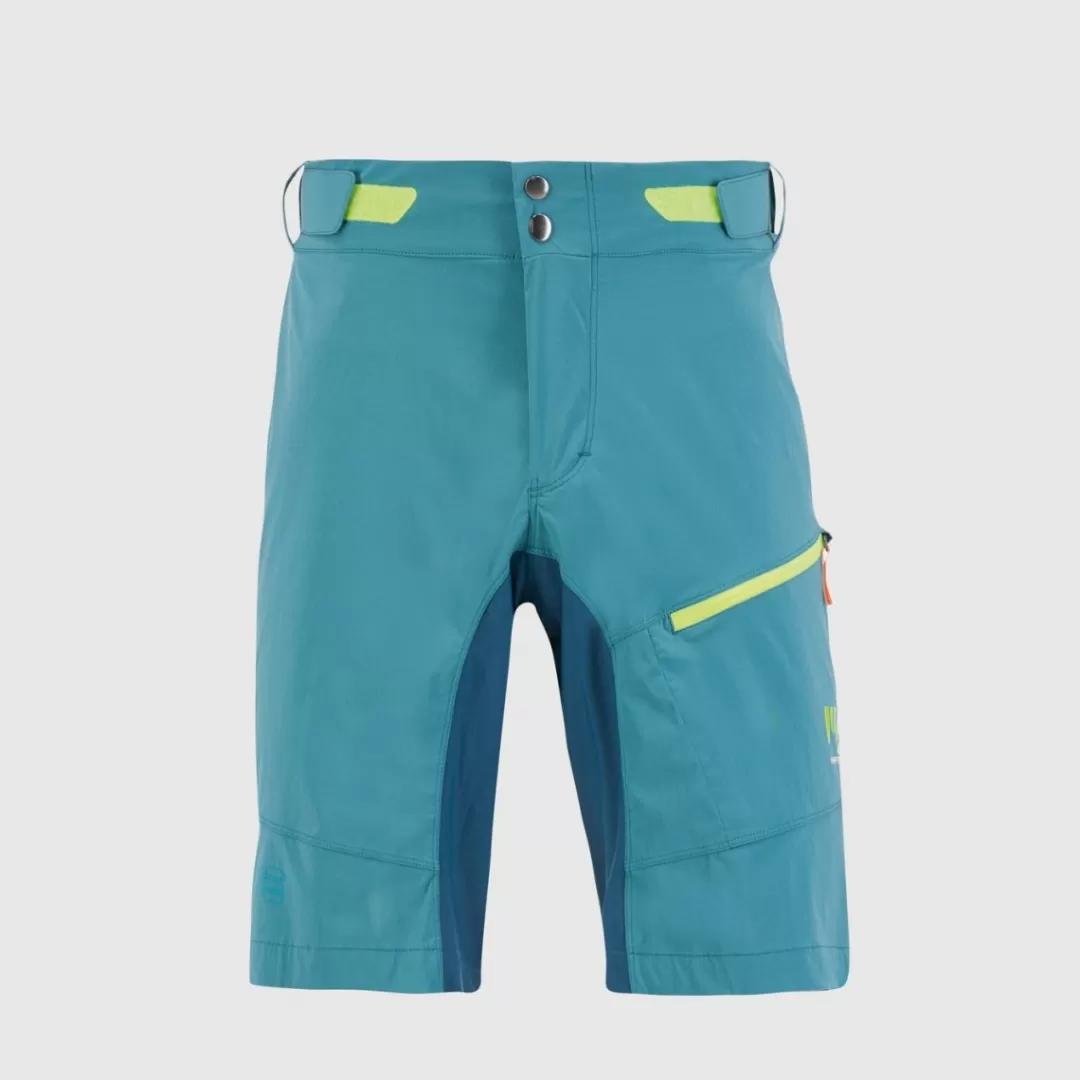 Karpos Mountain Biking | Shorts | VAL VIOLA SHORTS HYDRO/REFL.POND/YELLOW FLUO