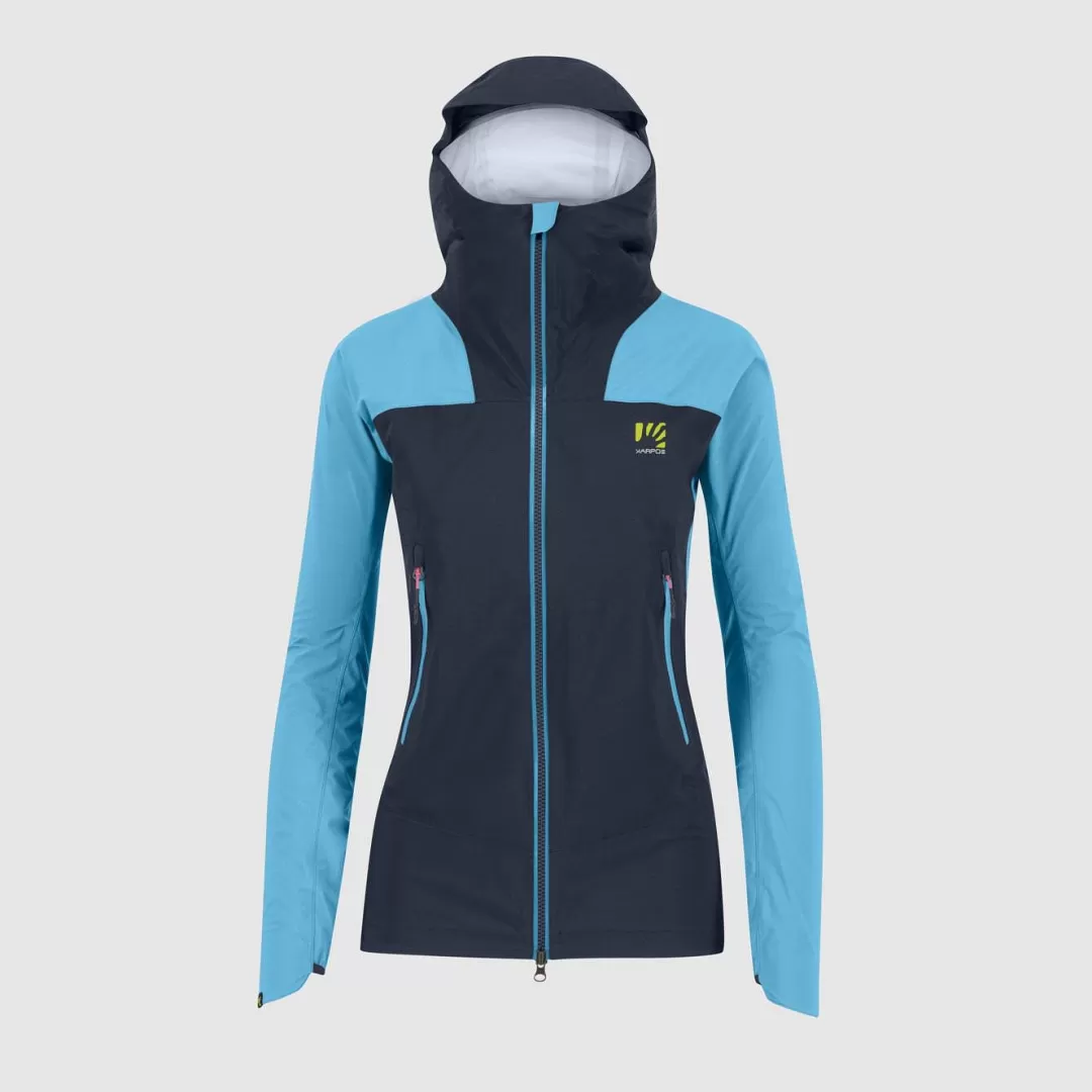 Karpos Rain | Skimo Dynamic | Ski Mountaineering | Mountaineering | Jackets & Vests | VALSESIA SHELL W JACKET VULCAN/BLUE ATOLL