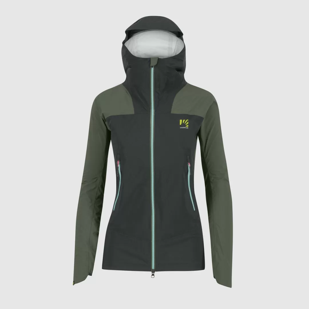 Karpos Rain | Skimo Dynamic | Ski Mountaineering | Mountaineering | Jackets & Vests | VALSESIA SHELL W JACKET BLACK SAND/THYME