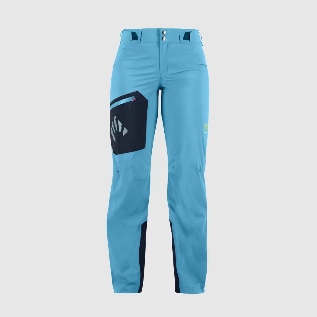 Karpos Rain | Skimo Dynamic | Ski Mountaineering | Mountaineering | Pants | VALSESIA SHELL W PANTS BLUE ATOLL/VULCAN